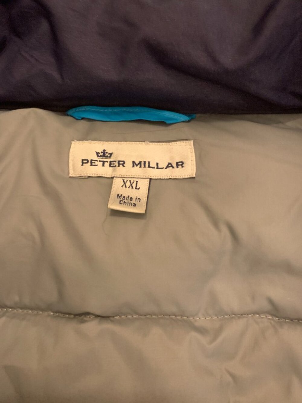 Peter Millar Men's XXL Puffer Vest Full Zip - Picture 3 of 5
